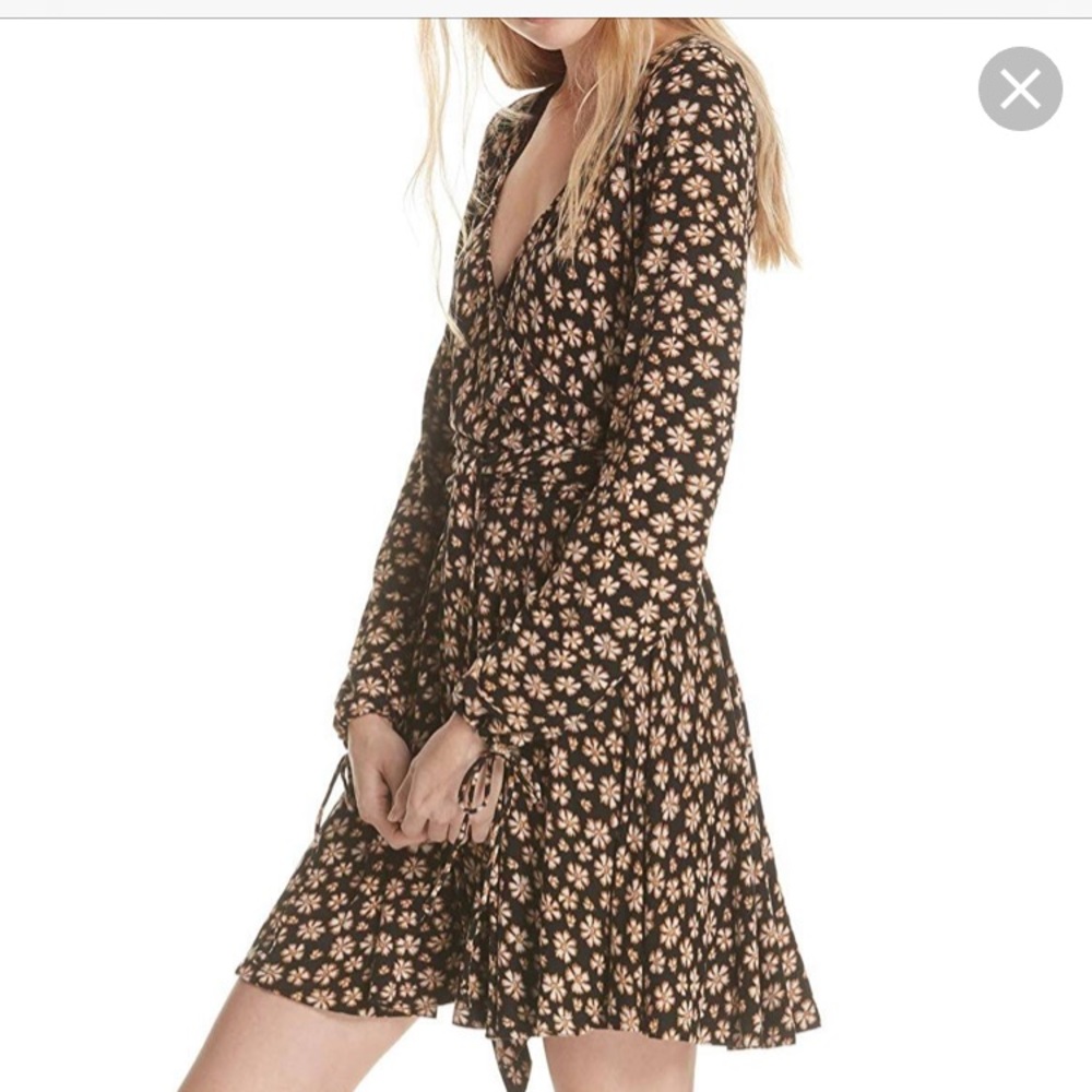 Free People Pradera Wrap Mini dress